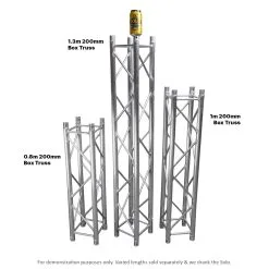 Titan AV 0.8 Metre 200mm Box Truss 7 Titan AV 0.8 Metre 200mm Box Truss -Mixer Road Box Sales Shop 200 box truss lengths 3cfbde98 af0d 4f06 8557 01a20aa41fd6
