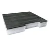 Titan AV EPE Shadow Foam Black & White Insert For 2RU Steel Drawer -Mixer Road Box Sales Shop CNC 2RUDR EPEBW