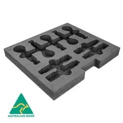 Titan AV+ Foam Insert For 5 X Shure SM58 & 4 X Shure SM57 Microphones