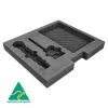 Titan AV Foam Insert For 1 X Shure ULXD1 Belt Pack & 1 X ULXD2 SM58 Mic -Mixer Road Box Sales Shop CNC DR2U ULXD1ULXD21 updated 1
