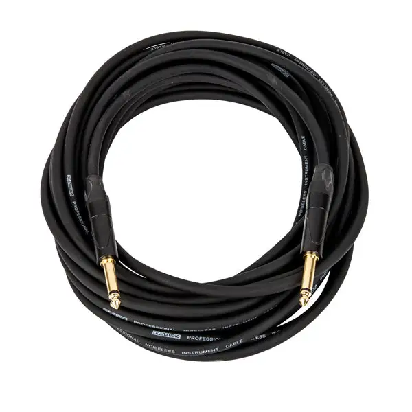 Titan AV 10m 1/4" To 1/4" Jack, Black Guitar Lead 4 Titan AV 10m 1/4" To 1/4" Jack, Black Guitar Lead - Image 2