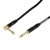 Titan AV 3m Guitar Lead 1/4" Jack To 1/4" Right Angle Jack -Mixer Road Box Sales Shop FX 204 3