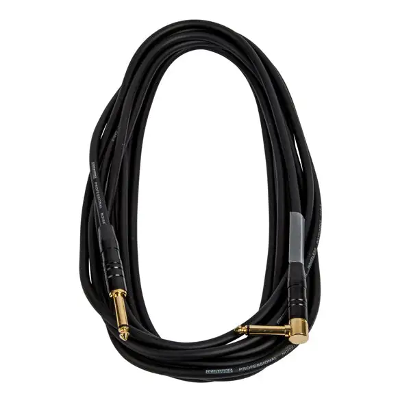 Titan AV 6m Guitar Lead 1/4" Jack To 1/4" Right Angle Jack 4 Titan AV 6m Guitar Lead 1/4" Jack To 1/4" Right Angle Jack - Image 2