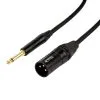 0.5m XLR Male To 1/4" Jack 6.5mm Titan AV Cable 1 0.5m XLR Male To 1/4" Jack 6.5mm Titan AV Cable -Mixer Road Box Sales Shop FXM 105 0.5