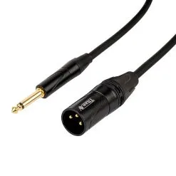 10m XLR Male To 1/4" Jack 6.5mm Titan AV Cable
