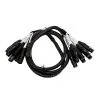 Titan AV 2m Multicore Loom Cable Stage Snake XLRM - XLRF 3 Pin 8 Channel -Mixer Road Box Sales Shop FXM MC 2