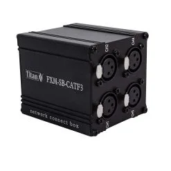 Titan AV RJ45 EtherCON To Quad 3-Pin XLR-F Stage Box -Mixer Road Box Sales Shop FXM SB CATF3 a3687b2f 95f3 4b0b bc14 898ad01fee46