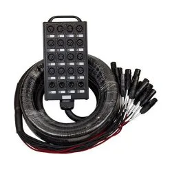 Titan AV 10m Multicore Cable Stage Box, 16 Send, 4 Return
