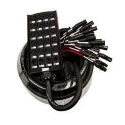 Titan AV 20m Multicore Cable Stage Box, 20 Send, 4 Return