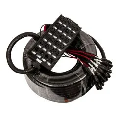 Titan AV 30m Multicore Cable Stage Box, 20 Send, 4 Return