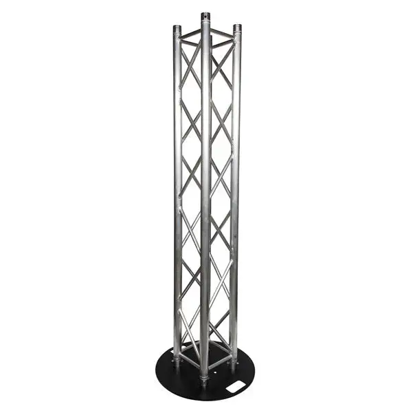 Titan AV Box Truss Lighting Stand 2 Meter Trussing & Steel 600mm Circle Base 3 Titan AV Box Truss Lighting Stand 2 Meter Trussing & Steel 600mm Circle Base