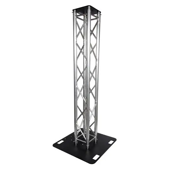 Titan AV Box Truss Lighting Stand 2.5m Trussing, 800mm Base & Top Plate 3 Titan AV Box Truss Lighting Stand 2.5m Trussing, 800mm Base & Top Plate