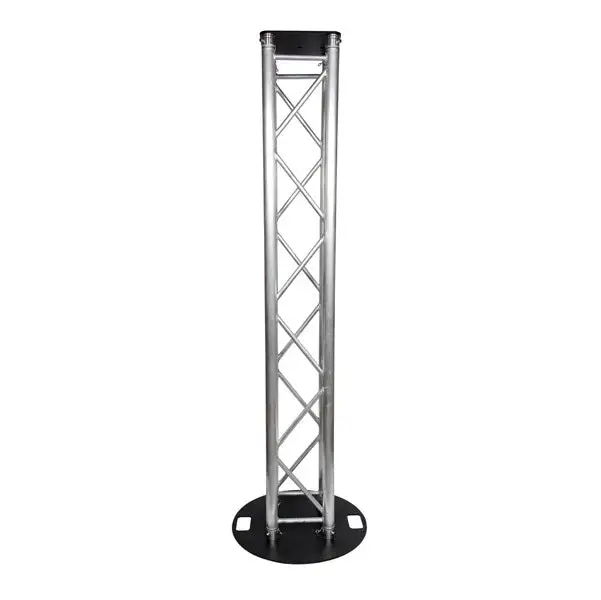 Titan AV Box Truss Lighting Stand 2.5m Trussing, 600mm Circle Base & Top Plate 4 Titan AV Box Truss Lighting Stand 2.5m Trussing, 600mm Circle Base & Top Plate - Image 2