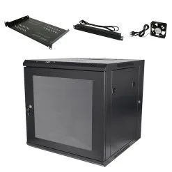 Titan AV 12RU 600mm Deep Hinged Server Rack Kit