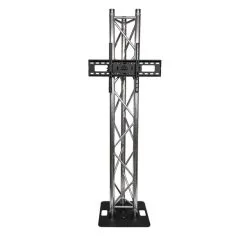 Titan AV 2m Tri Truss Tilt Mount TV-Plasma Stand With 500mm Steel Base