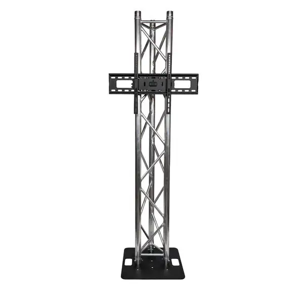 Titan AV 2m Tri Truss Flat Mount TV-Plasma Stand With 500mm Steel Base 3 Titan AV 2m Tri Truss Flat Mount TV-Plasma Stand With 500mm Steel Base