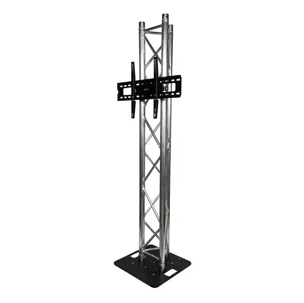 Titan AV 2m Tri Truss Flat Mount TV-Plasma Stand With 500mm Steel Base 4 Titan AV 2m Tri Truss Flat Mount TV-Plasma Stand With 500mm Steel Base - Image 2