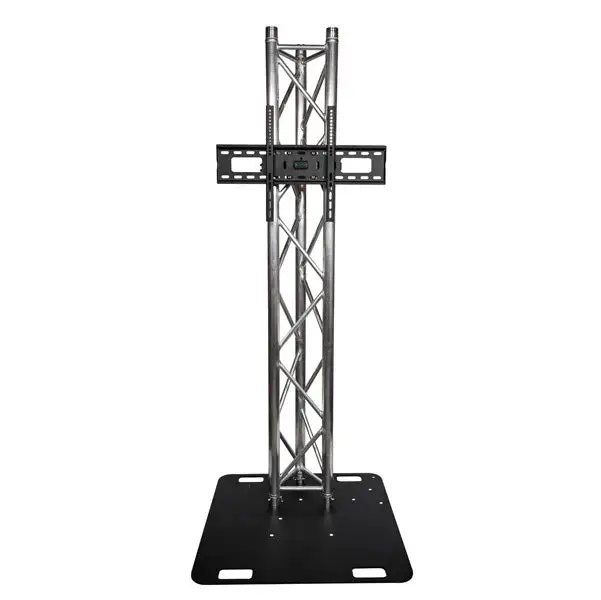 Titan AV 2m Tri Truss Flat Mount TV-Plasma Stand With 800mm Steel Base 3 Titan AV 2m Tri Truss Flat Mount TV-Plasma Stand With 800mm Steel Base
