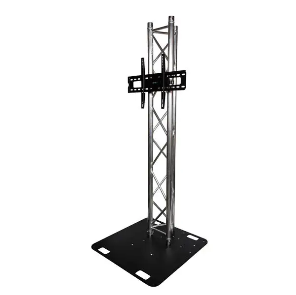 Titan AV 2m Tri Truss Flat Mount TV-Plasma Stand With 800mm Steel Base 4 Titan AV 2m Tri Truss Flat Mount TV-Plasma Stand With 800mm Steel Base - Image 2