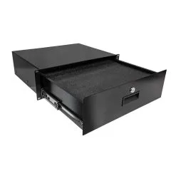 Titan AV 3RU 19" Steel Drawer, 350mm Deep With EPE Foam Insert