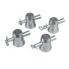 Titan AV Base Plate Half Spigot, Pin, Clip & Screw (4 Pack) -Mixer Road Box Sales Shop KIT 0175 baseplate half spigots 001