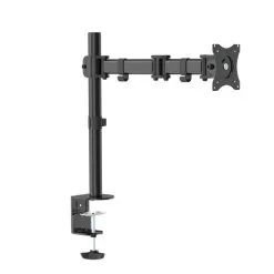 Titan AV Single Desktop LED Computer Monitor Stand 13-27", Tilt & Swivel