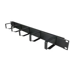 Titan AV 1RU 19" Cable Mgt Rail, 5 Ring, Metal