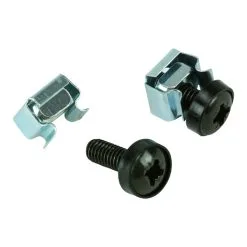 Titan AV Server Cabinet Cage Nuts & Screws, Pack Of 20
