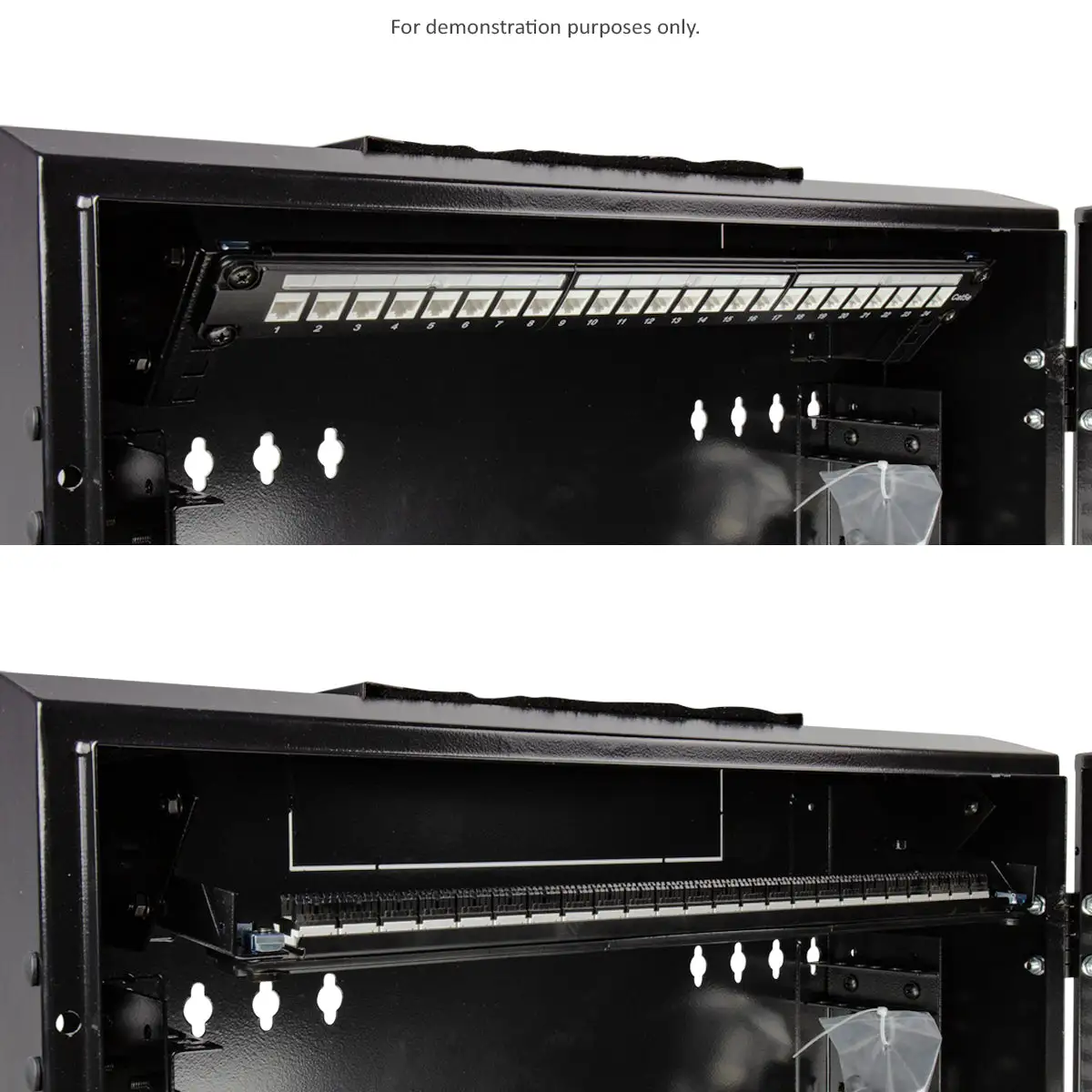 Titan AV 19" 2RU Vertical Wall Mount Server Cabinet, Short 5 Titan AV 19" 2RU Vertical Wall Mount Server Cabinet, Short - Image 3