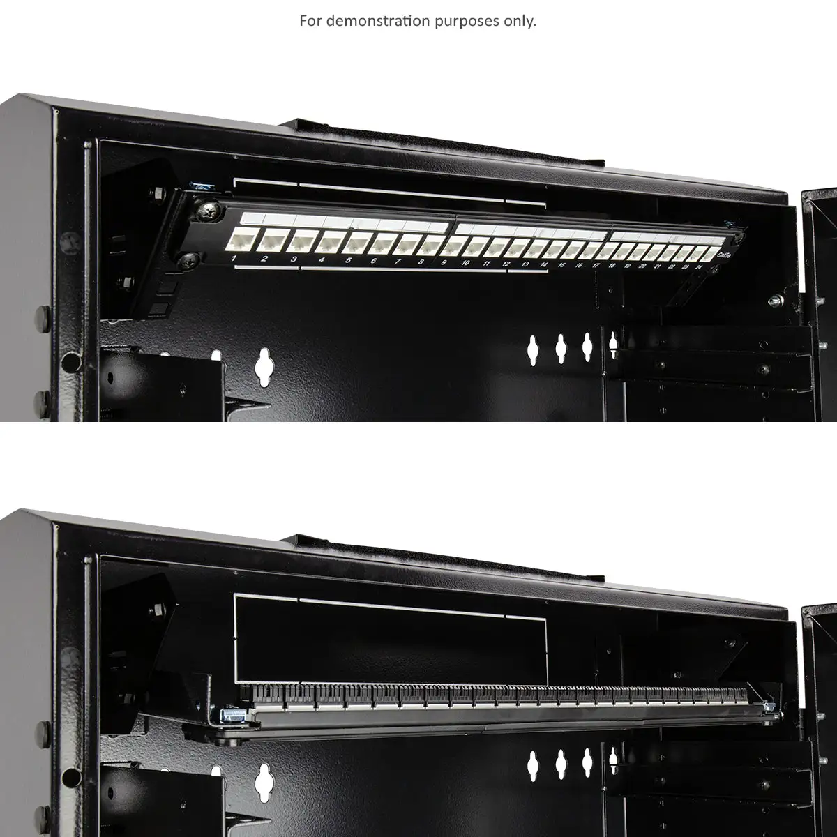 Titan AV 19" 4RU Vertical Wall Mount Server Cabinet, Short 5 Titan AV 19" 4RU Vertical Wall Mount Server Cabinet, Short - Image 3