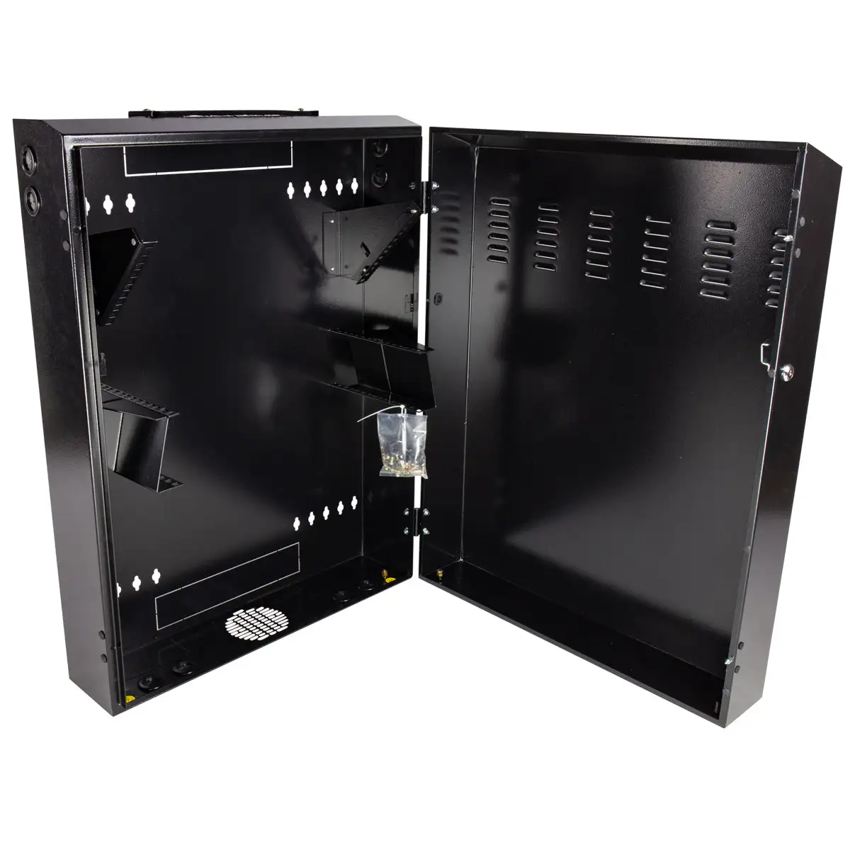 Titan AV 19" 4RU Vertical Wall Mount Server Cabinet 3 Titan AV 19" 4RU Vertical Wall Mount Server Cabinet