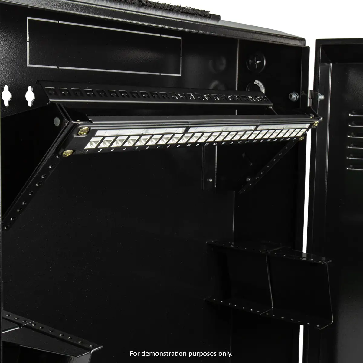 Titan AV 19" 4RU Vertical Wall Mount Server Cabinet 7 Titan AV 19" 4RU Vertical Wall Mount Server Cabinet - Image 5