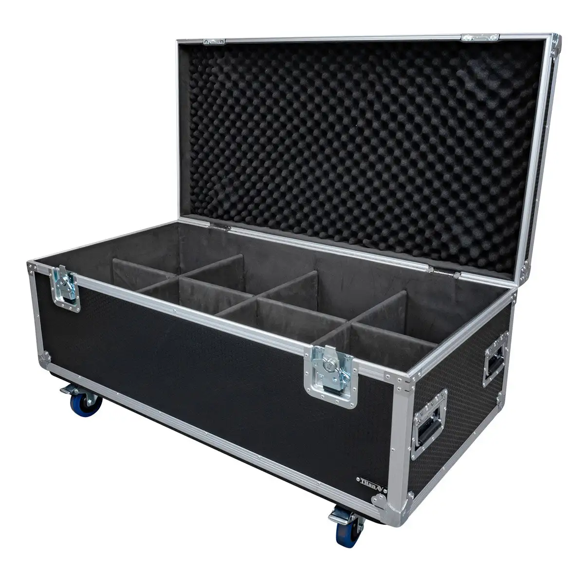 Titan AV Par64 Effects Lighting Packer Case 8-Way 3 Titan AV Par64 Effects Lighting Packer Case 8-Way