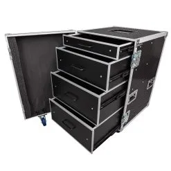 Titan AV 4 Drawer Workstation Road Case