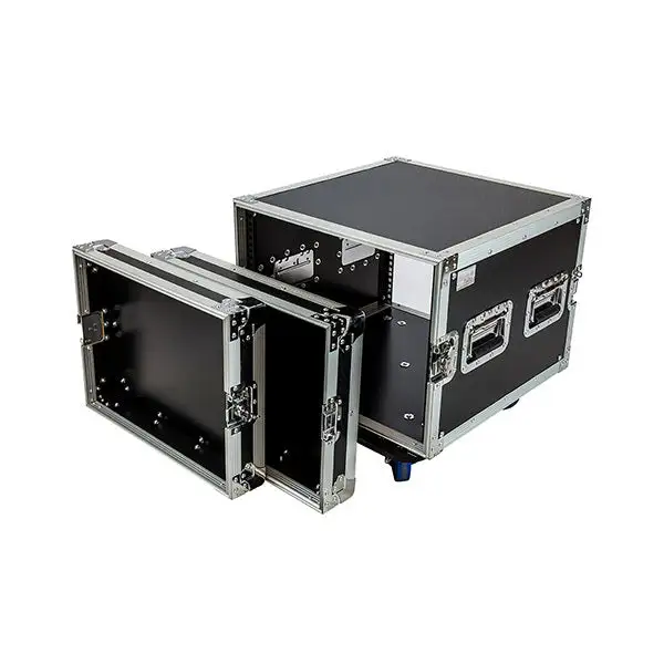 Titan AV 19" 8RU Rack Mount Road Case On Castors 4 Titan AV 19" 8RU Rack Mount Road Case On Castors - Image 2