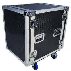 Titan AV 12RU Shock Proof Case On Castors, 550 Deep