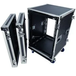 Titan AV 14RU Shock Proof Case On Castors, 550 Deep