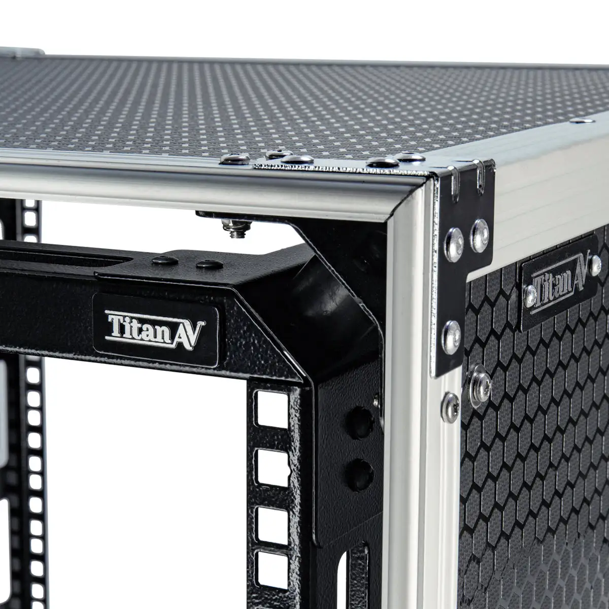 Titan AV 14RU Shock Proof Case On Castors, 550 Deep 6 Titan AV 14RU Shock Proof Case On Castors, 550 Deep - Image 4