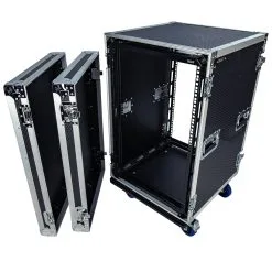 Titan AV 16RU Shock Proof Case On Castors, 550 Deep