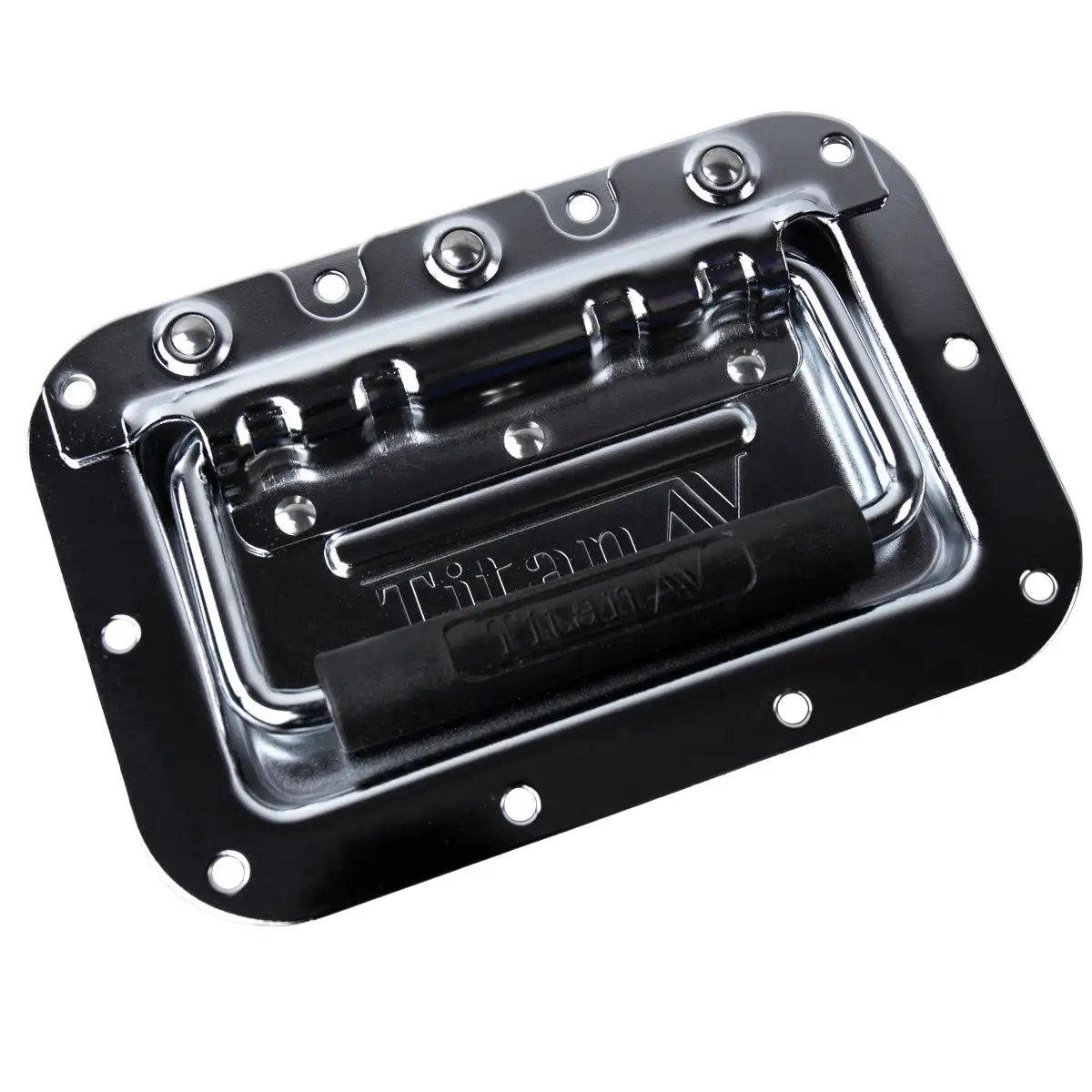 Titan AV Recessed Spring Loaded Handle - Chrome 3 Titan AV Recessed Spring Loaded Handle - Chrome