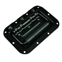 Titan AV Recessed Spring Loaded Handle - Black