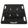 Titan AV 800 Aluminium Base Plate - 290 Truss, Black -Mixer Road Box Sales Shop TR BP30 AL800B 2