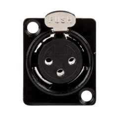 Titan AV XLR Balanced Chassis Panel Mount Socket Female