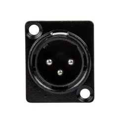 Titan AV XLR Balanced Chassis Panel Mount Socket Male