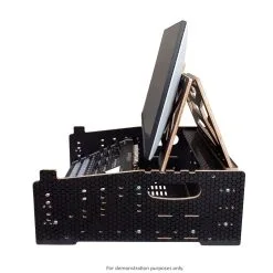 Titan AV Single Monitor Fly Rack Suit Roland V-160HD With 6020 Waterproof Case -Mixer Road Box Sales Shop flyrack roland v160HD broadcasting product photography 3