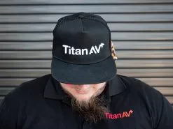 Titan AV (One Size Fits Most) Hat - Black -Mixer Road Box Sales Shop summer 2022 photoshoot 13cleanedupsmall